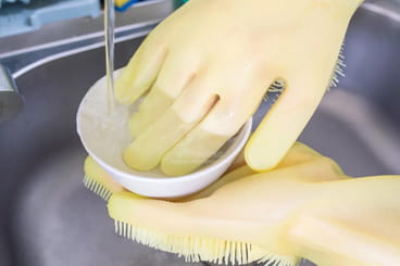 Silicone dishwashing gloves 