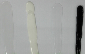 cured silicone adhesive